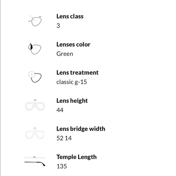 NWOT Aviator Small Metal Rayban Sunglasses RB3044 - Picture 6 of 8